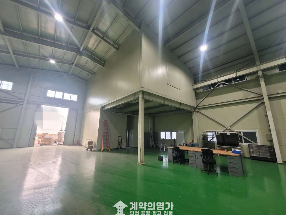 인천 서해구 석남동 북항단독공장창고급매매, 토지 726, 건물 378, 가설 150, 층고9m, 동력600kw, 트레일러 진입가능, 중봉대로 인근 위치 매매 매물번호 10709 사진 9