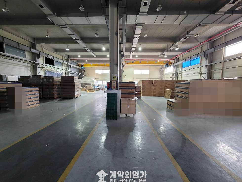 인천 계양구 효성동 효성동 1층 360 2층 370 공장임대, 동력800kw, 층고7m, 호이스트2.8t 3대, 주차5대, 대형트럭진입O, 아나지로 인근 월세 매물번호 10733 사진 2