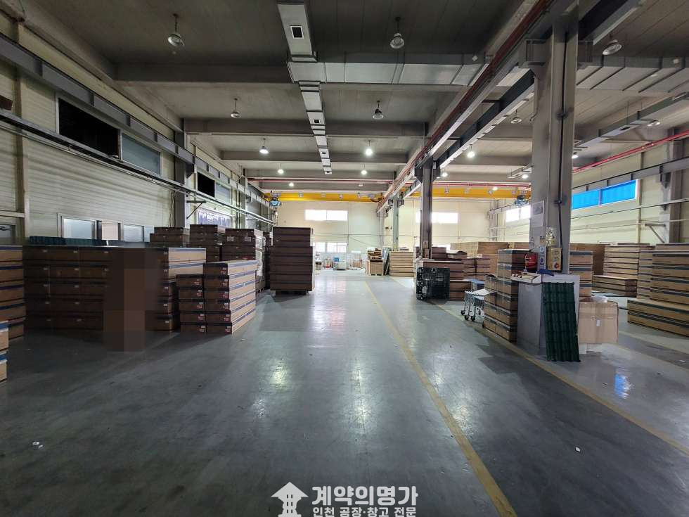 인천 계양구 효성동 효성동 1층 360 2층 370 공장임대, 동력800kw, 층고7m, 호이스트2.8t 3대, 주차5대, 대형트럭진입O, 아나지로 인근 월세 매물번호 10733 사진 3