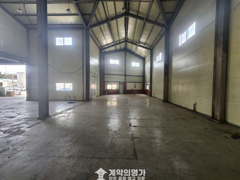 인천 서해구 석남동 석남동 1층 창고 85 임대, 동력10Kw, 층고8m, 주차2대, 대형트럭 진입가능, 건지로 인근 월세 매물번호 10769 사진 1