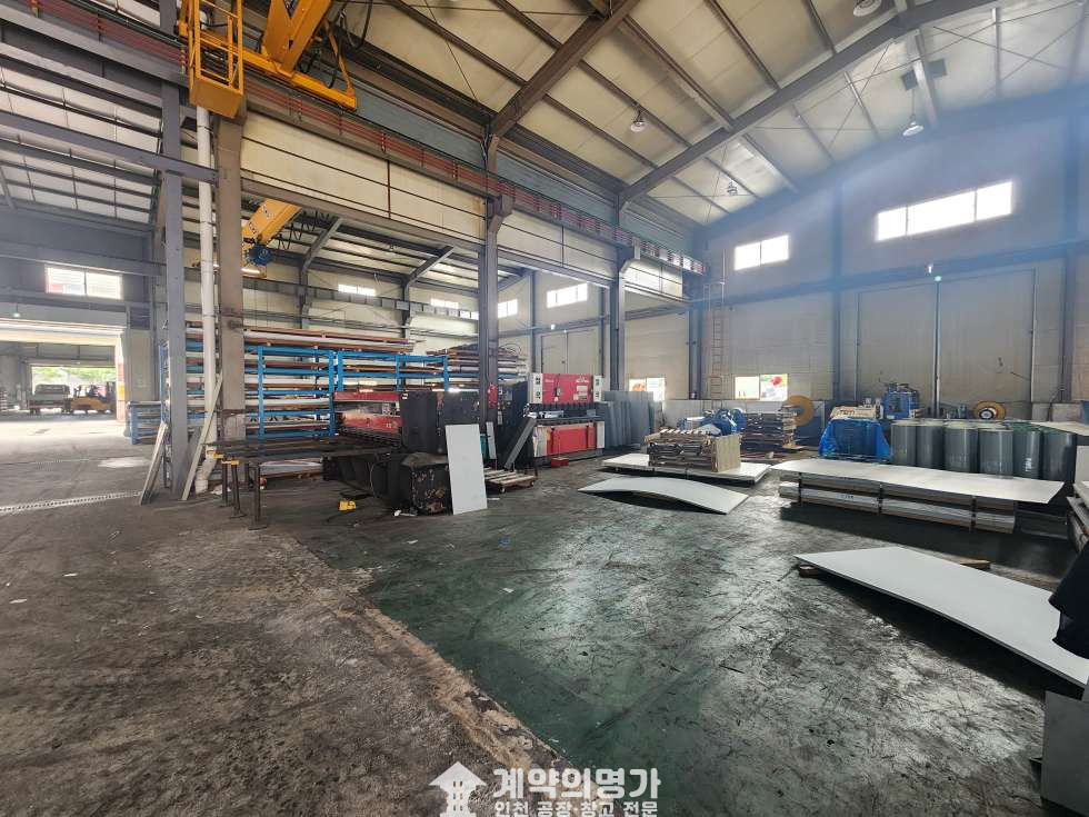 인천 서해구 석남동 석남동 공장임대, 1층150, 층고9m, 동력100kw, 호이스트 5t 2대, 주차3대, 봉수대로 인근 월세 매물번호 10960 사진 2