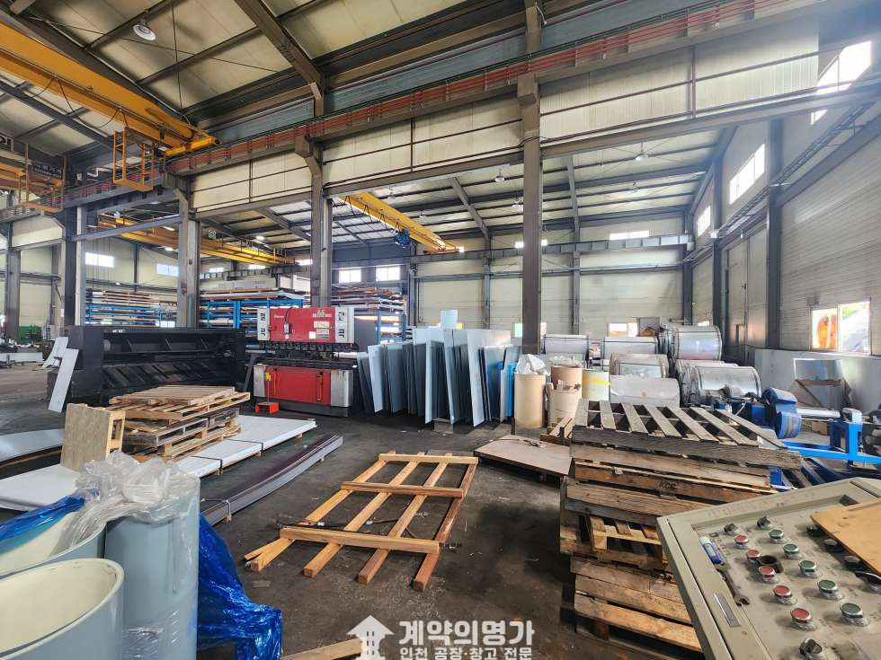 인천 서해구 석남동 석남동 공장임대, 1층150, 층고9m, 동력100kw, 호이스트 5t 2대, 주차3대, 봉수대로 인근 월세 매물번호 10960 사진 4