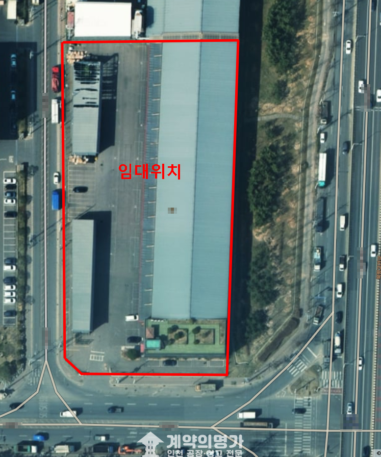 인천 서해구 석남동 석남동 단독코너창고임대, 토지2418, 연면적1246, 층고10m, 동력140kw, 주차13대, 츄레라 진입가능, 중봉대로위치 월세 매물번호 10926 사진 2